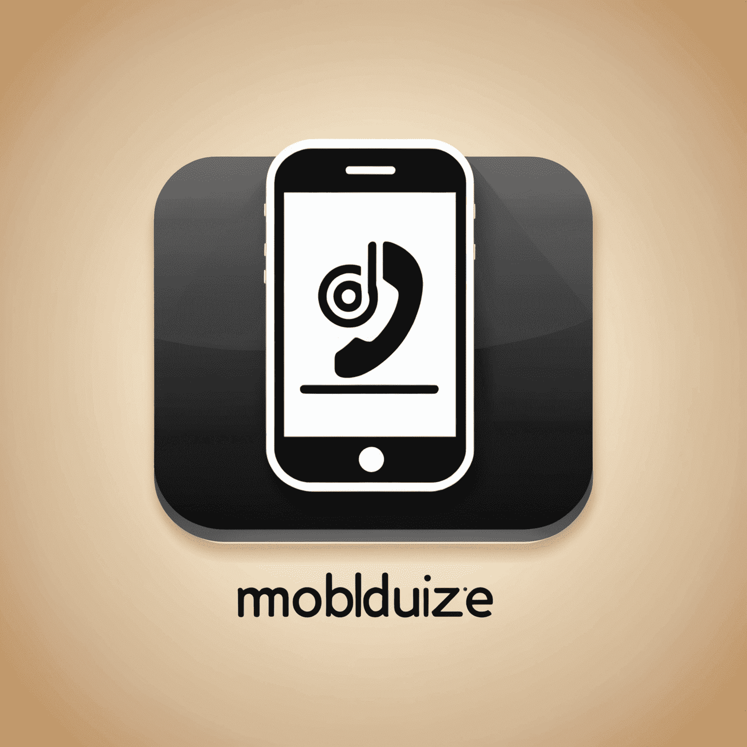 mobiduze_com logo featuring a stylized mobile phone icon with signal bars