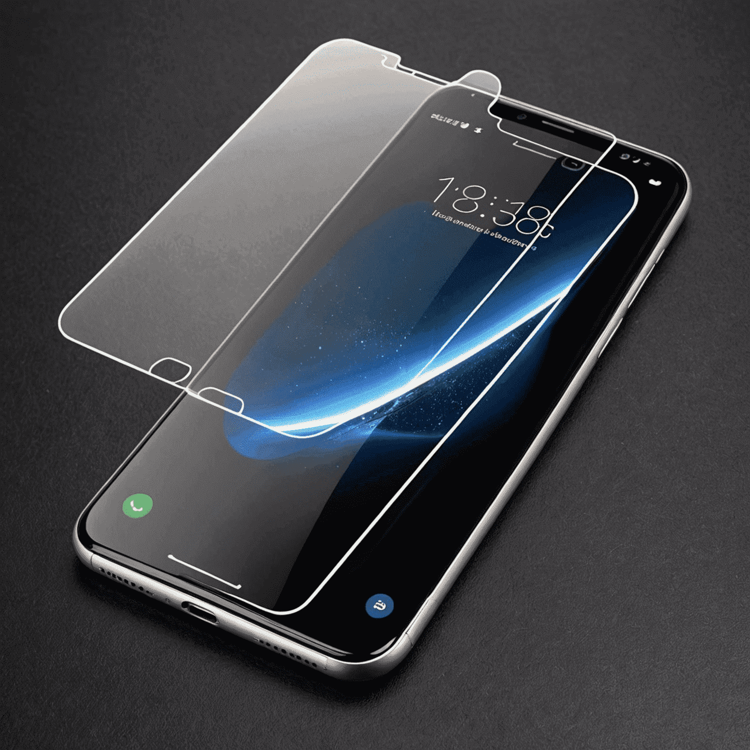 Various types of screen protectors, including tempered glass and film protectors